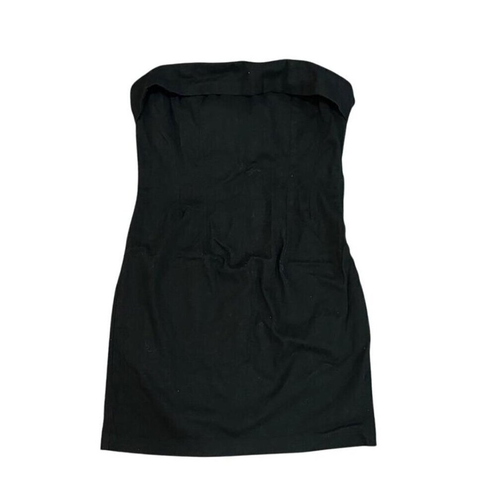 Wild Fable Elegant Black Strapless Dress